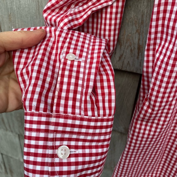 Mens J.Crew Slim 100% cotton non iron button down shirt - Picture 10 of 16